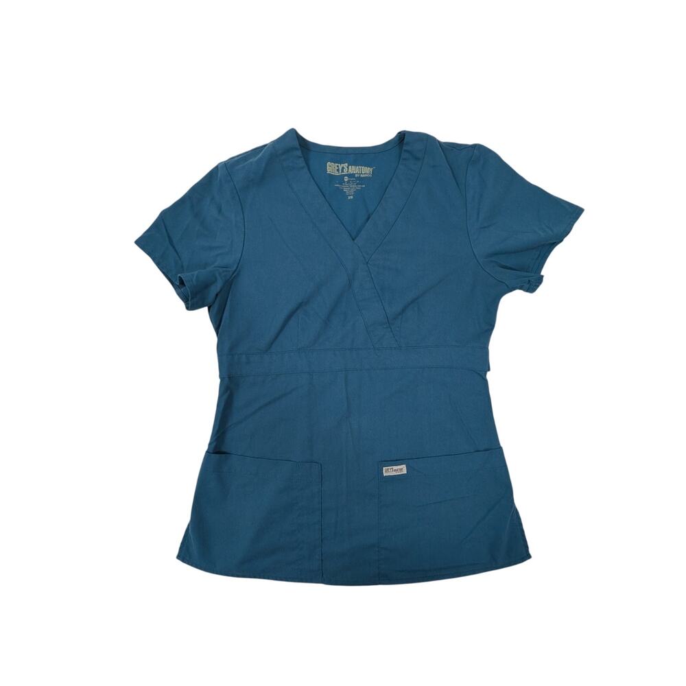 Women's Grey Anatomy Dark Teal Scrubs Size XS - Picture 2 of 13